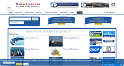 Desktop Screenshot of marineterms.com